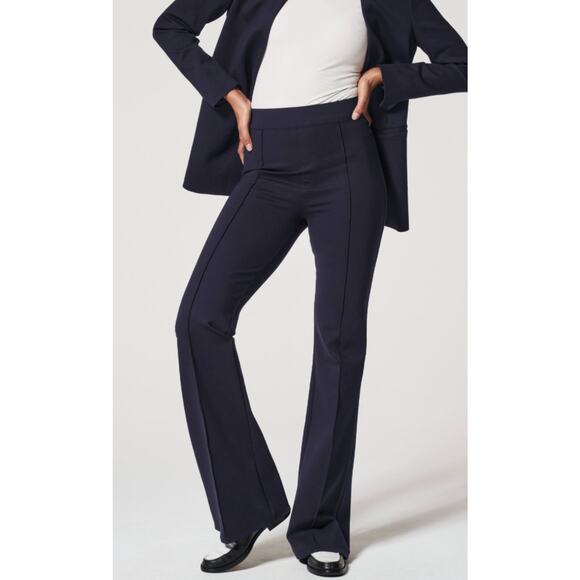 Spanx Ponte Flare Wide leg Pants Style 20252Q Black Size Small - Picture 1 of 9